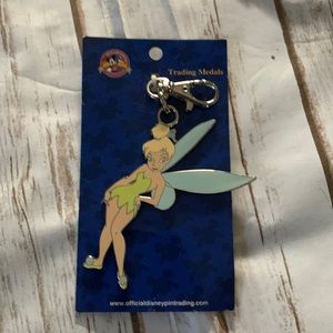 Disney tinker bell trading metal key chain put on backpack
